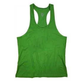 Bluu Basic Fıstık Yeşili Fitness Gym Tank Top Erkek Sporcu Atleti