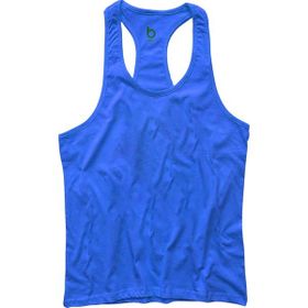 Bluu Basic Turkuaz Fitness Gym Tank Top Erkek Sporcu Atleti
