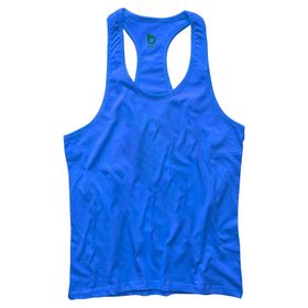 Bluu Basic Turkuaz Fitness Gym Tank Top Erkek Sporcu Atleti