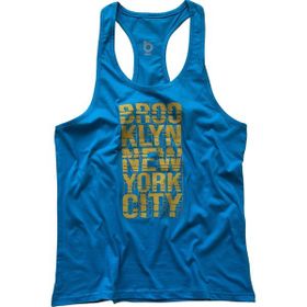 Bluu Brooklyn Mavi Fitness Gym Tank Top Erkek Sporcu Atleti