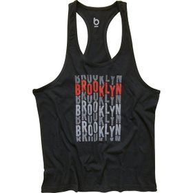 Bluu HMBLE Siyah Fitness Gym Tank Top Erkek Sporcu Atleti