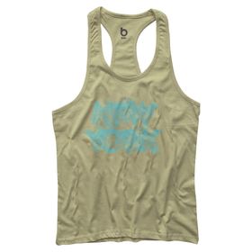 Bluu Newyorkstr Fitness Gym Tank Top Gri Mavi Erkek Sporcu Atleti