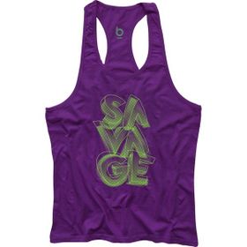 Bluu Savage Çok Renkli Fitness Gym Tank Top Erkek Sporcu Atleti