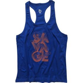 Bluu Savage Renkli Fitness Gym Tank Top Erkek Sporcu Atleti