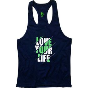Bluu Yourlife Lacivert Fitness Gym Tank Top Erkek Sporcu Atleti