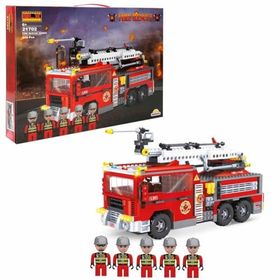 BLX 21702 Fire Rescue İtfaiye Aracı ve Yangın Söndürme Ekibi