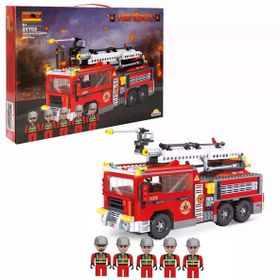 BLX 21702 Fire Rescue İtfaiye Aracı ve Yangın Söndürme Ekibi