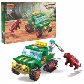 BLX 29512 Jungle Arazi Aracı ve Hayvan Yakalama Oyun Seti