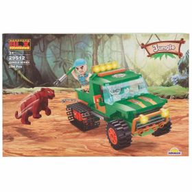 BLX 29512 Jungle Arazi Aracı ve Hayvan Yakalama Oyun Seti