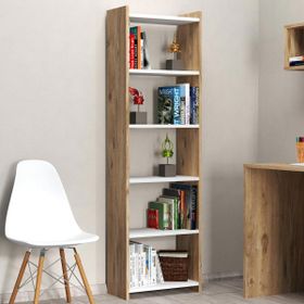 BM Dekor KTB0103 Çam Beyaz Kitaplık