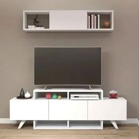 BMdekor Arzu Beyaz 150 cm Tv Ünitesi