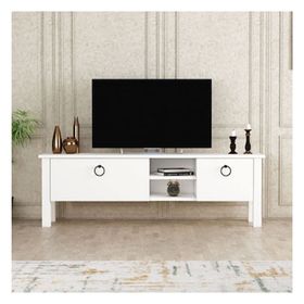 BMdekor Rüya Beyaz 140 cm Tv Sehpası