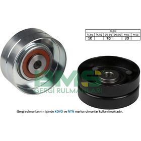Bms Clio I 1.7-1.8 91-98 - R19 I-II 1.7-1.8 88- Alternatör Gergi Rulmanı