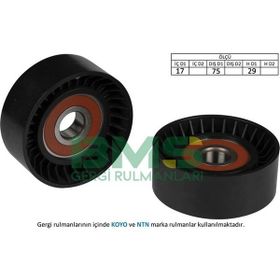 Bms Crafter 2.5 TDI 06 BJK BJM Kanalsız 75 mm Alternatör Gergi Rulmanı