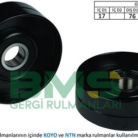 Bms LGN 2.0 16 V 95-01 Safrane II 2.0 16 V 96-00 Volvo C70 2.0-2.0T 98-02 Alternatör Gergi Rulmanı