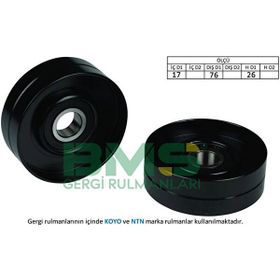 Bms LGN 2.0 16 V 95-01 Safrane II 2.0 16 V 96-00 Volvo C70 2.0-2.0T 98-02 Alternatör Gergi Rulmanı