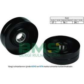 Bms LGN 2.0 16 V 95-01 Safrane II 2.0 16 V 96-00 Volvo C70 2.0-2.0T 98-02 Alternatör Gergi Rulmanı