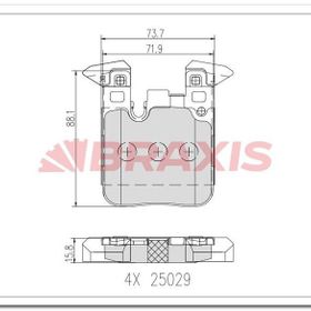 Bmw 1 F20 3 F30 2011 Arka Fren Balatası İkaz Kablosu