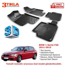 Bmw 1 Serisi F20 2011-2015 Seti 3D Havuzlu Paspas