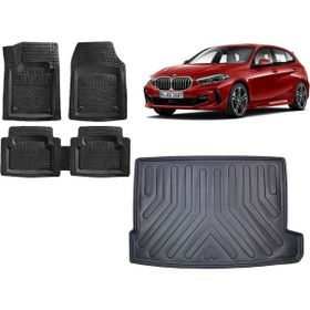 Bmw 1 Serisi F40 2019 Model 3D Üst Bagaj Havuzu ve 4D Luxury Havuzlu Paspas