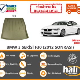 Bmw 3 Sedan F30 Bej 2012-2019 Halı Bagaj Havuzu