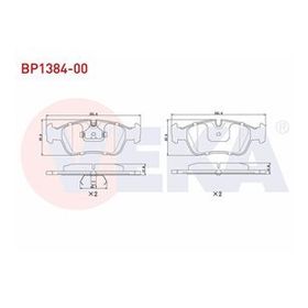 Bmw 3 Seri E30 1984/1991 Ön Fren Balatası
