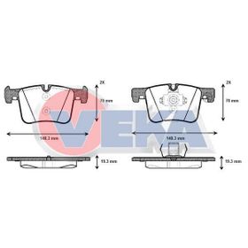 Bmw 3 Seri E30 1984/1991 Ön Fren Balatası