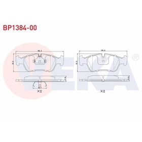 Bmw 3 Seri E30 1984/1991 Ön Fren Balatası