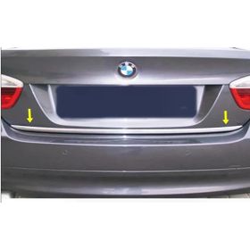 Bmw 3 Seri E90 Paslanmaz Çelik 2005-2012 Krom Bagaj Alt Çıtası