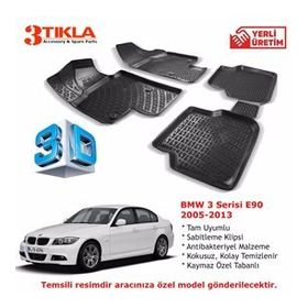 Bmw 3 Serisi E90 2005-2013 Seti 3D Havuzlu Paspas