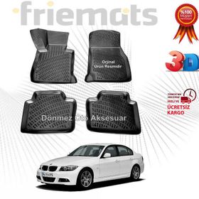 Bmw 3 Serisi E90 2005-2013 Seti 3D Havuzlu Paspas