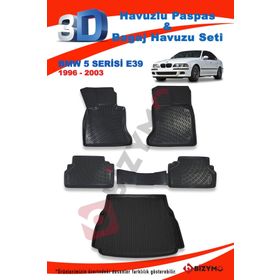 Bmw 3 Serisi E90 Havuzlu 3D 2005-2011 Paspas ve Bagaj Havuzu