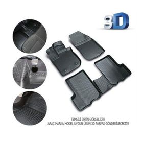 Bmw 3 Serisi F30 2012 Sonrası 3D Havuzlu Paspas
