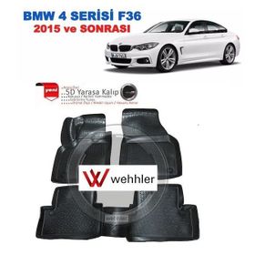 Bmw 4 Serisi F36 2013 Sonrası 3D Havuzlu Paspas