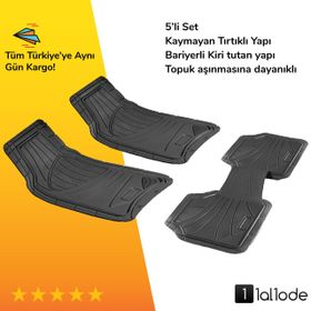 Bmw 5 F10 2013 Sonrası Bej 3D Havuzlu Paspas