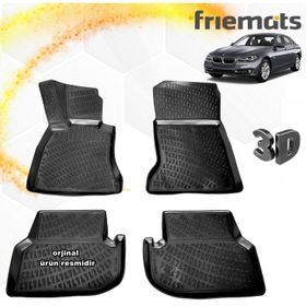 Bmw 5 F10 2013 Sonrası Siyah 3D Havuzlu Paspas