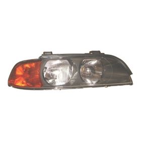 Bmw 5 Serı-E39-1996-2000 Far Sağ Elektrikli Sarı Sinyalli H7-HB3 TYC Lamba
