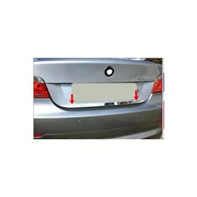 Bmw 5 Seri E60 Paslanmaz Çelik 2003-2010 Krom Bagaj Alt Çıtası