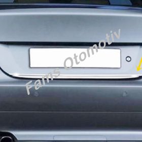 Bmw 5 Seri E60 Paslanmaz Çelik 2003-2010 Krom Bagaj Alt Çıtası