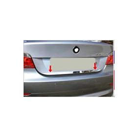 Bmw 5 Seri E60 Paslanmaz Çelik 2003-2010 Krom Bagaj Alt Çıtası