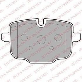 Bmw 5 Serisi Arka Fren Balatası (E60)(E61) (07/03-) 535D (09.2004-) [WVA 23309] - [ 139,7X68X16,8 MM ]
