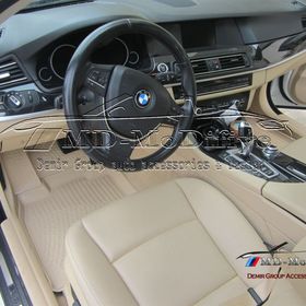 Bmw 5 Serisi F10 2009-2012 Bej 3D Havuzlu Paspas