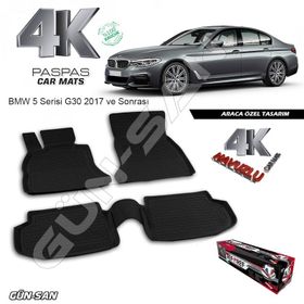 BMW 5 Serisi G30 2017 Sonrası 4D Havuzlu Paspas
