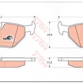 Bmw e36 790 mm Arka Fren Balatası İkaz Kablosu