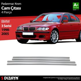 Bmw E46 1998-2005 4 Parça Krom Cam Çıtası