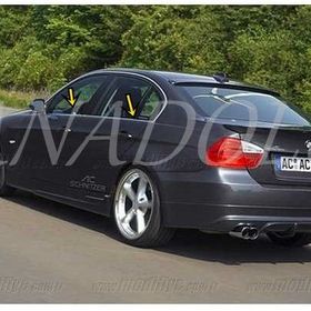 Bmw E90 2005-2012 Paslanmaz Çelik 4 Parça Krom Cam Çıtası