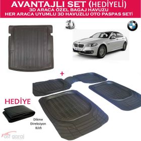 Bmw F30 2012 Sonrası 3D Havuzlu Paspas