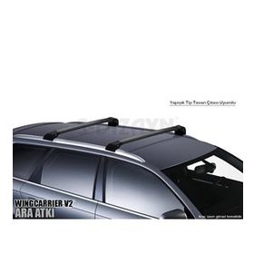 Bmw X1 2010 Üzeri Siyah Wingcarrier Ara Atkı
