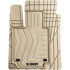 BMW X5 2007-2012 4D Vega Havuzlu Bej Kauçuk 5 Parça Uyumlu Oto Paspas