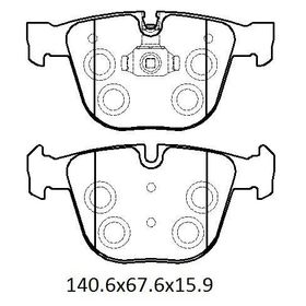 Bmw X5 E70 2007/2013 Arka Fren Balatası